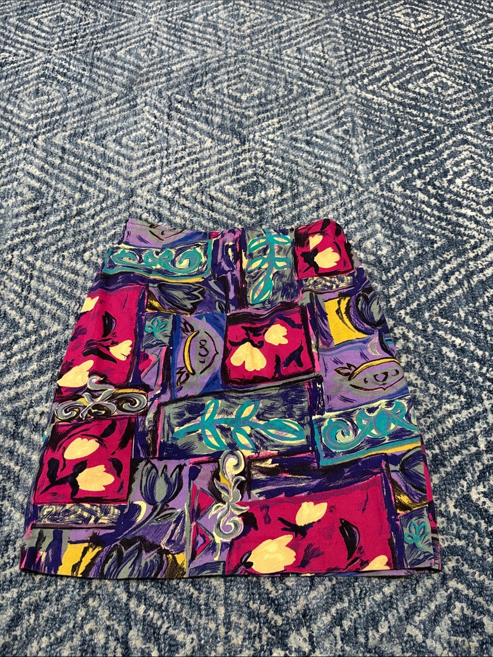 Vintage THE LIMITED size 8 Multicolor Abstract Print Women’s Skirt